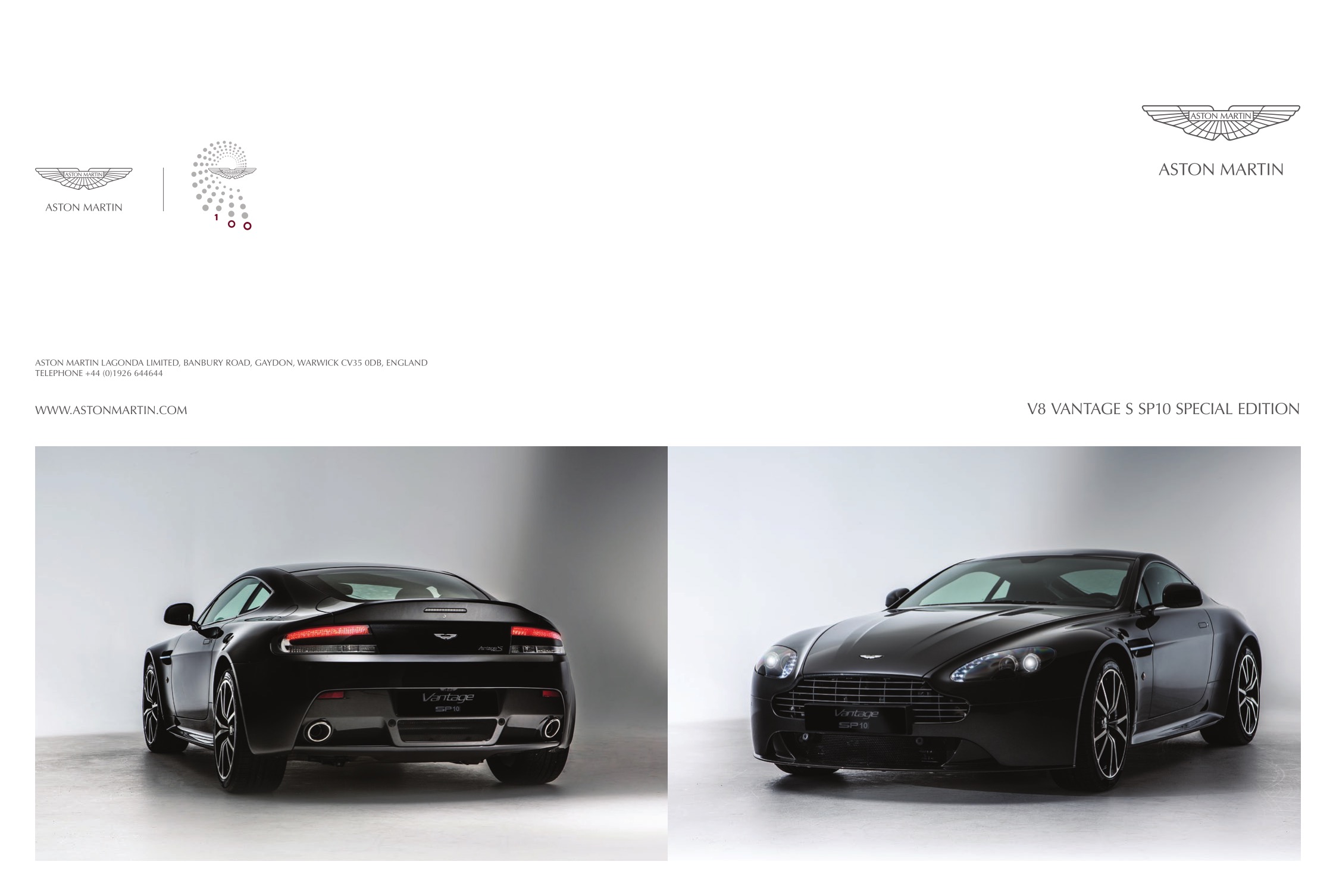 Aston Martin Vantage SP10 Brochure